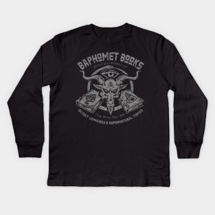 Baphomet Books Kids Long Sleeve T-Shirt